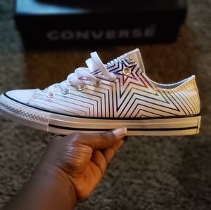 Ladies Multi Colored Converse